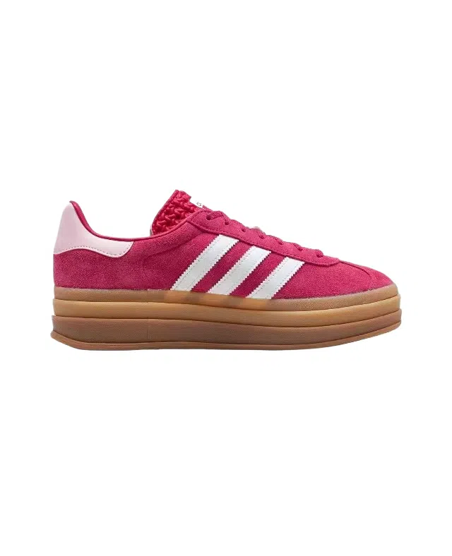 אדידס גאזל- ADIDAS GAZELLE BOLD SHOES Red/White – תמונה 2