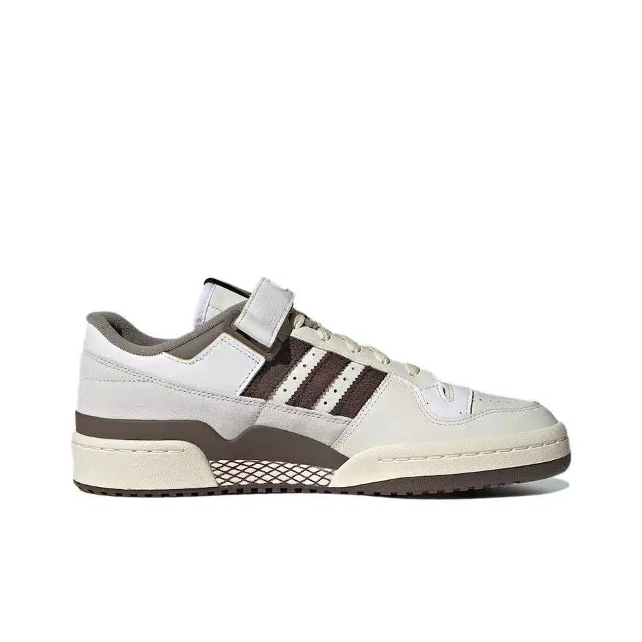 אדידס פורום - ADIDAS FORUM Low Off White Brown SNEAKERS – תמונה 2