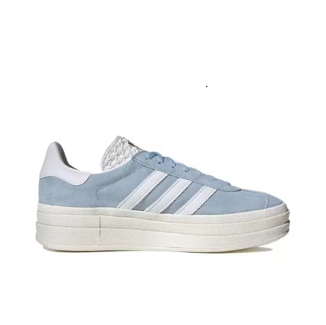 אדידס גאזל- ADIDAS GAZELLE BOLD SHOES Sky blue/white – תמונה 2