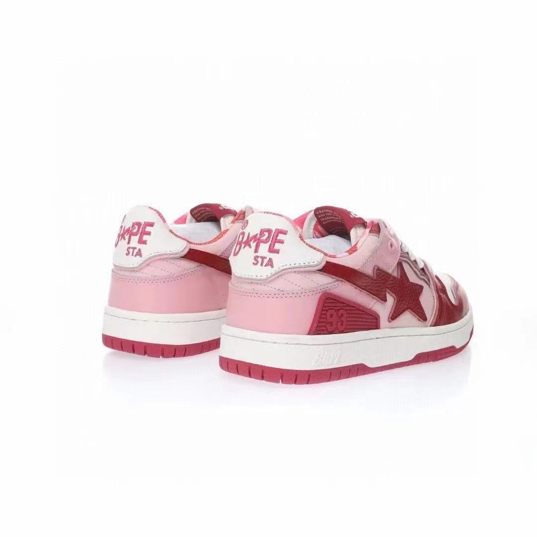 סניקרס BAPE M2 Red White – תמונה 9
