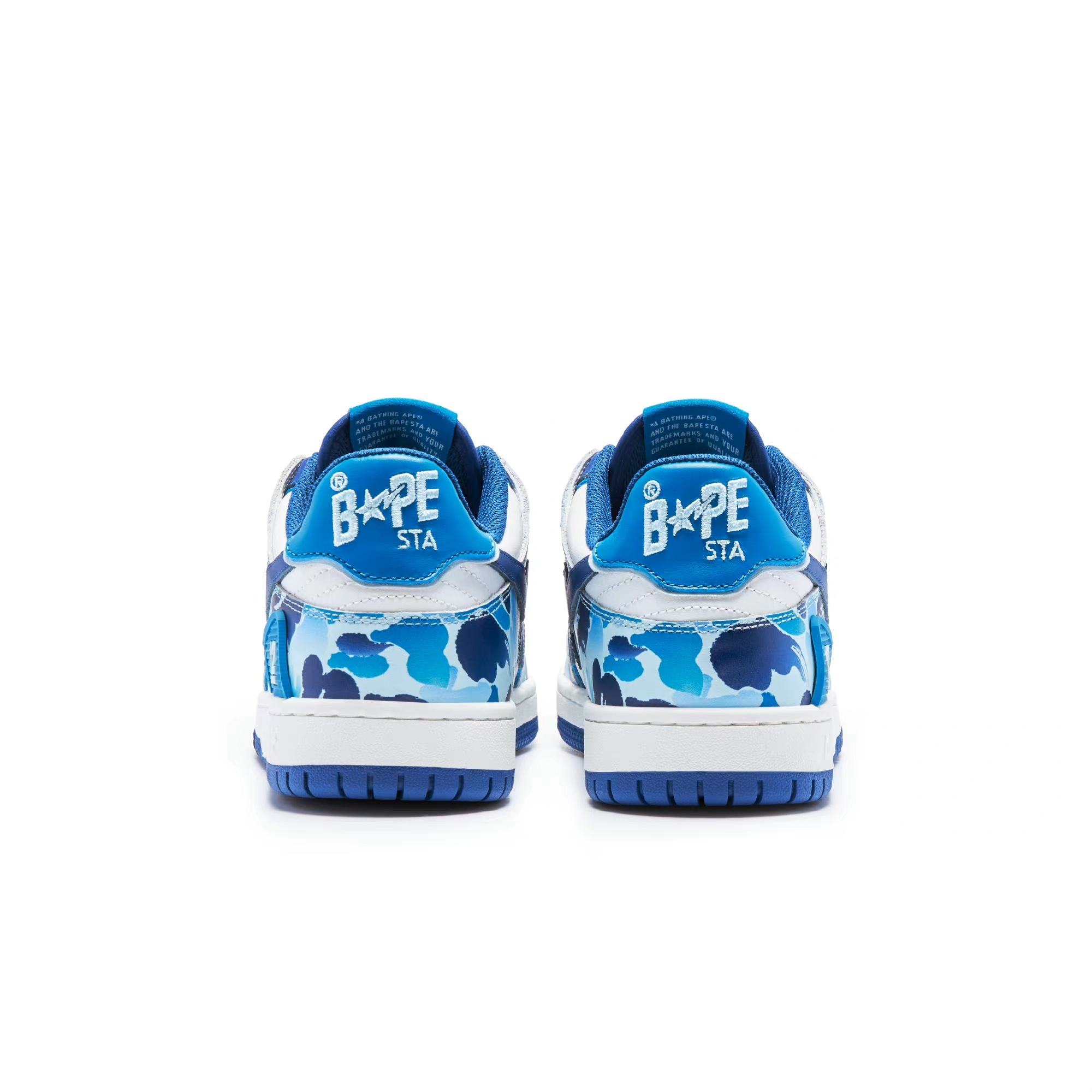 סניקרס BAPE M2 Navy Blue White – תמונה 3