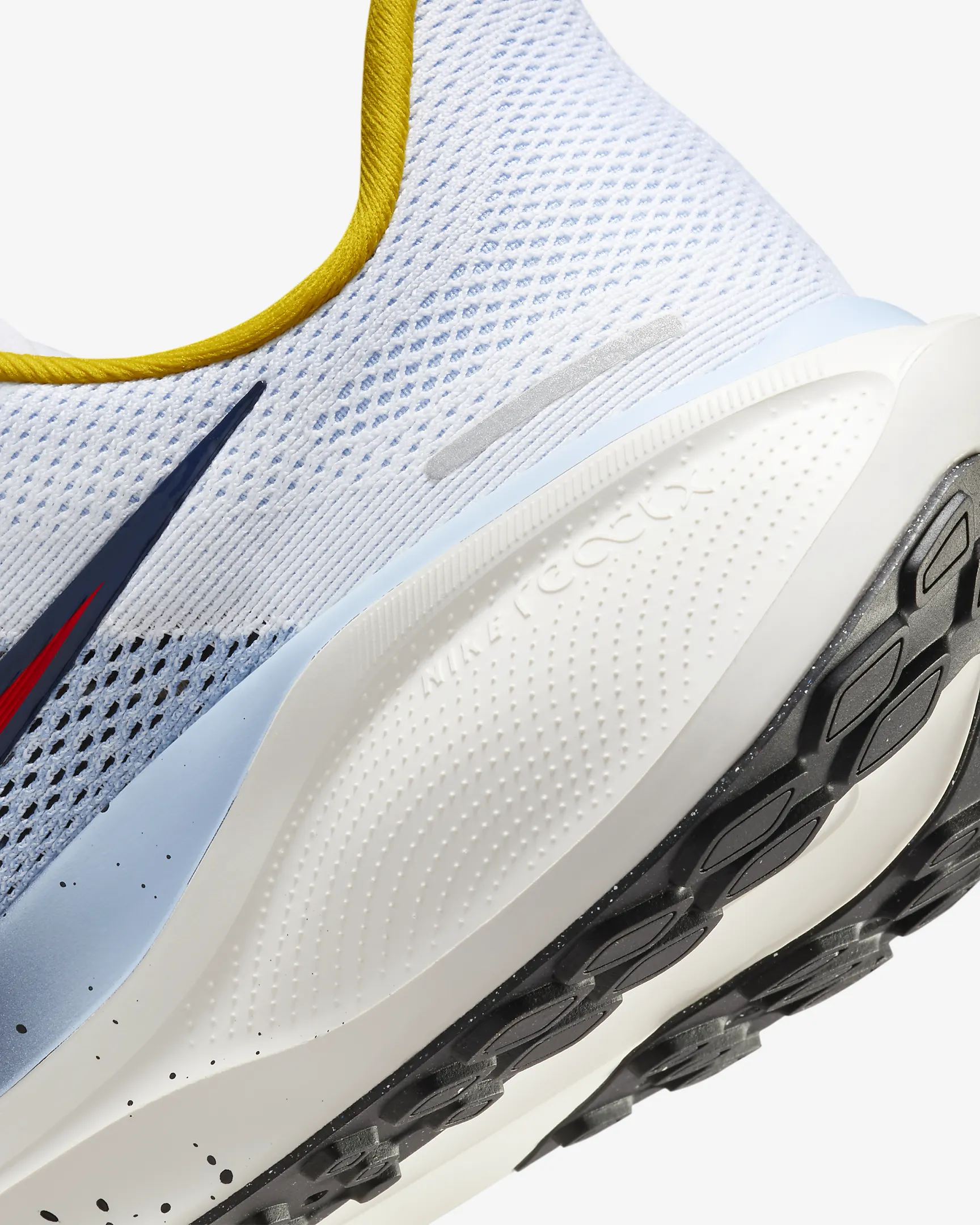 נעלי נייק פגסוס - Nike Pegasus 41 White/Psychic Blue – תמונה 7