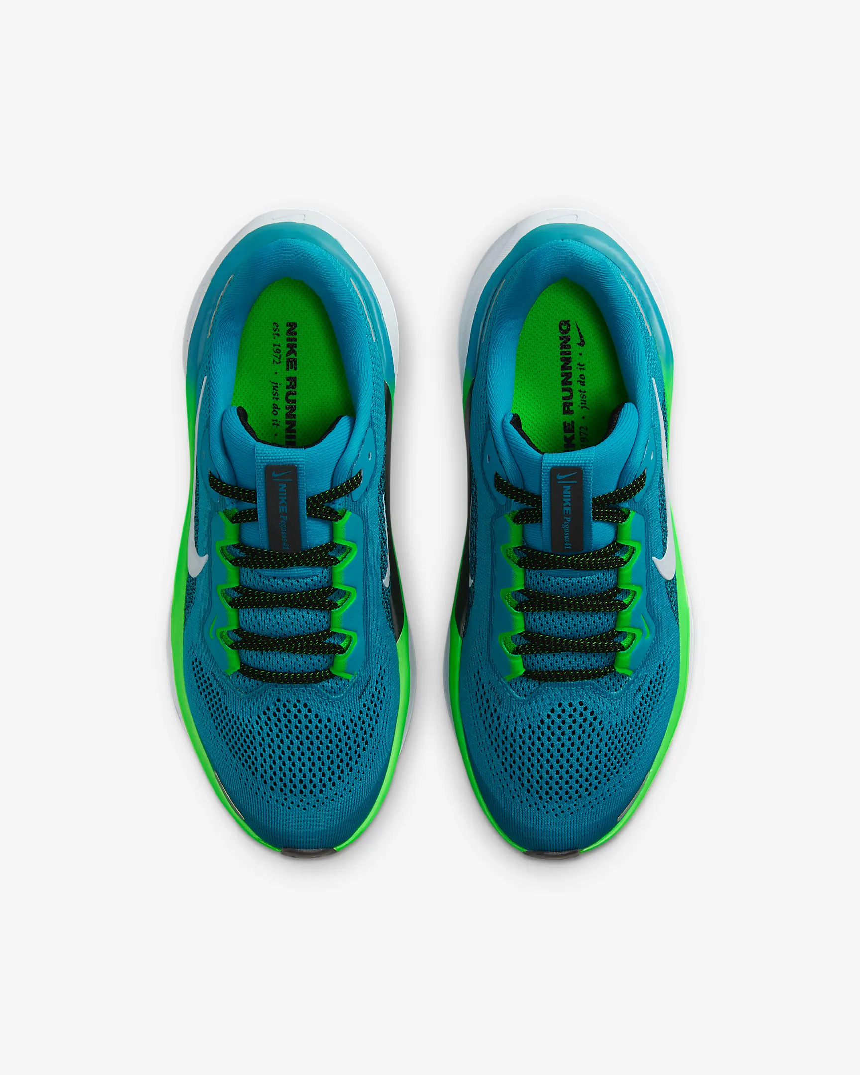 נעלי נייק פגסוס - Nike Pegasus 41 Aquamarine Black Green – תמונה 4
