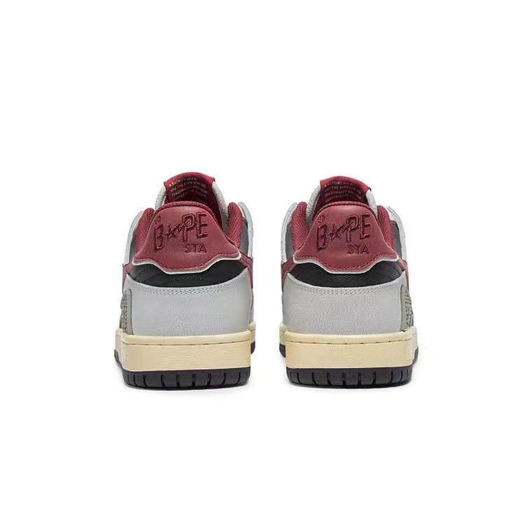 סניקרס BAPE M2 Red White Black – תמונה 3