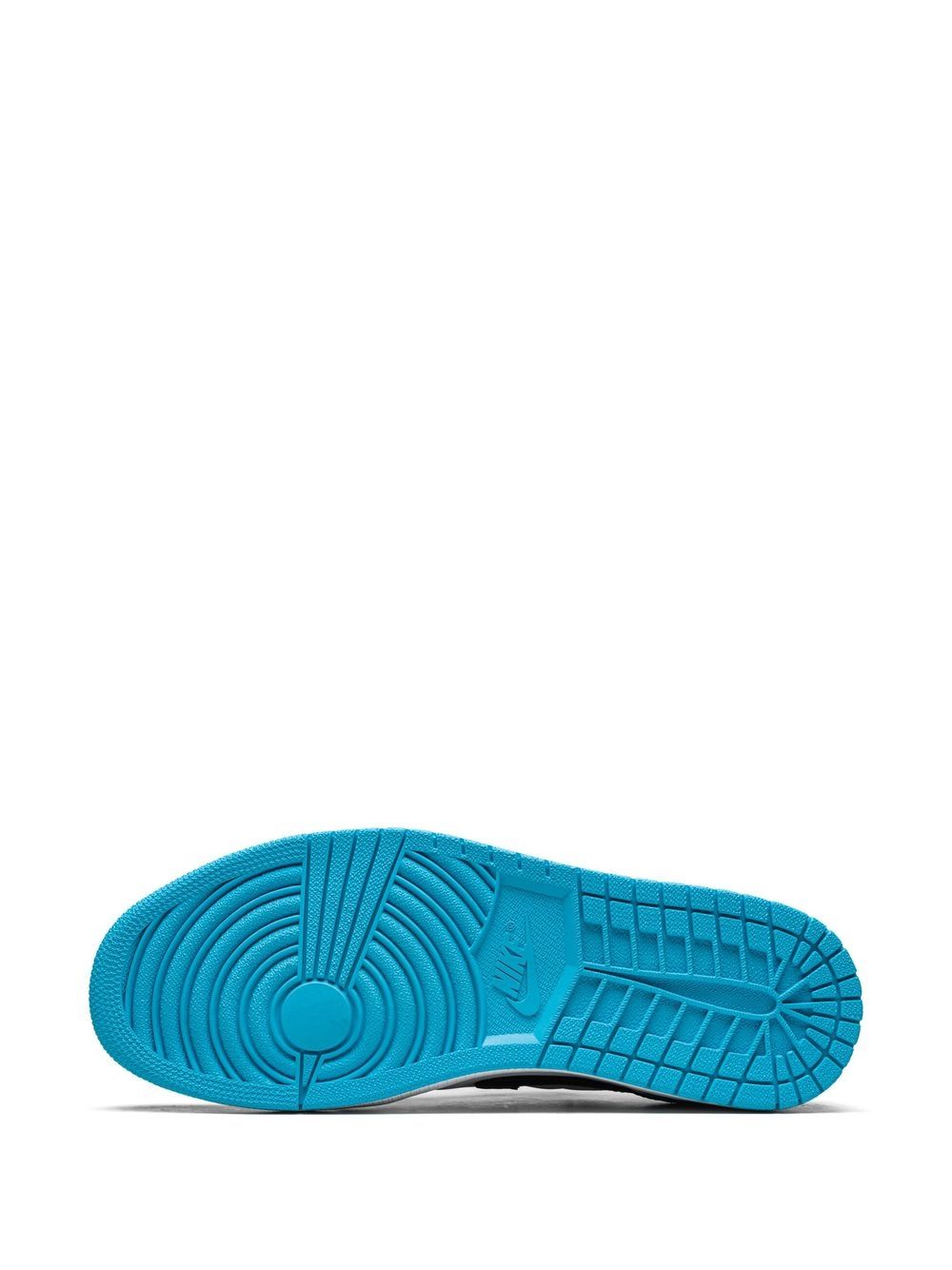נייק ג'ורדן -NIKE AIR JORDAN 1 LOW - White/black/blue – תמונה 4