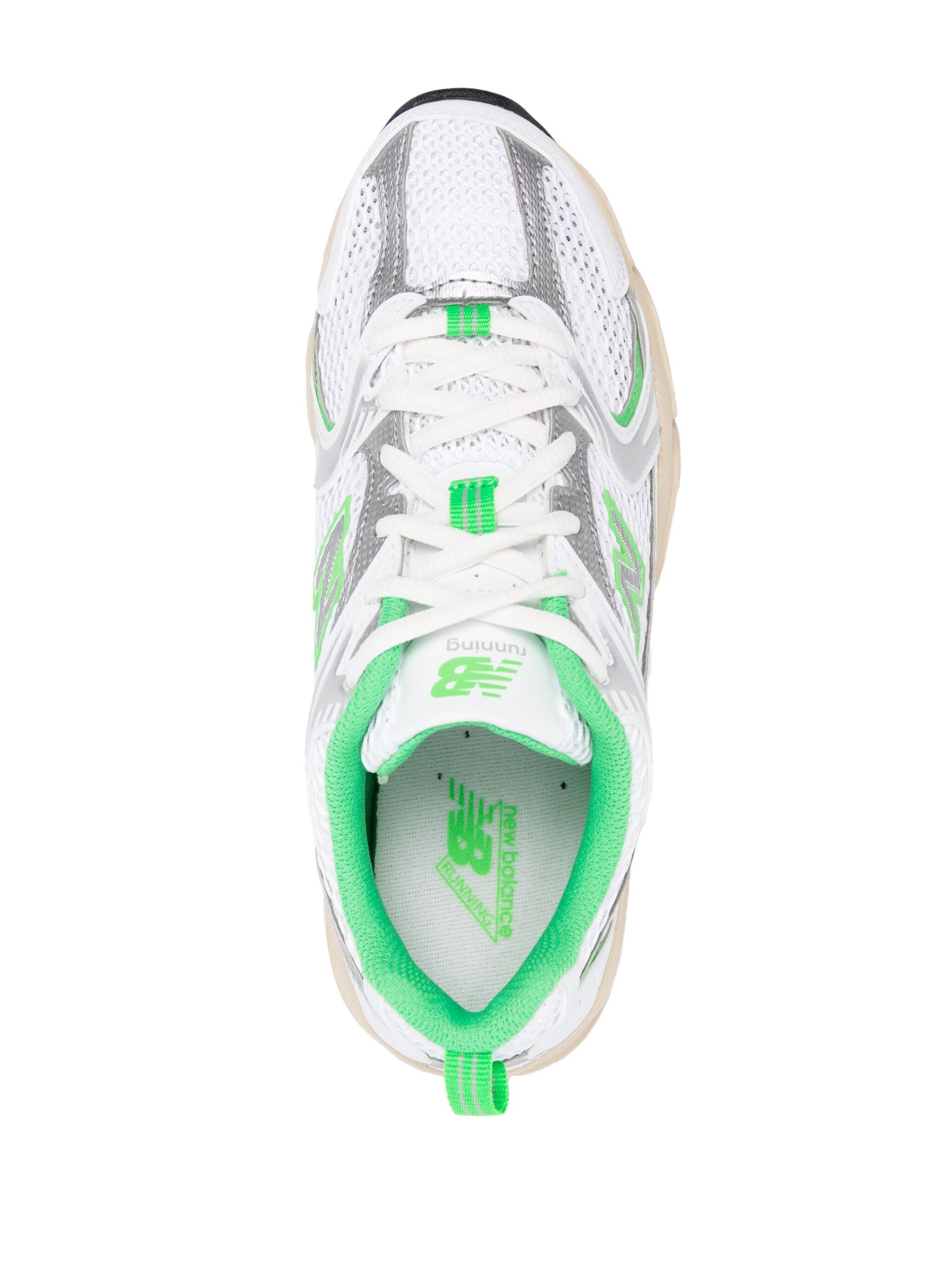 סניקרס ניו באלאנס NEW BALANCE 530 White/Lime Green – תמונה 4