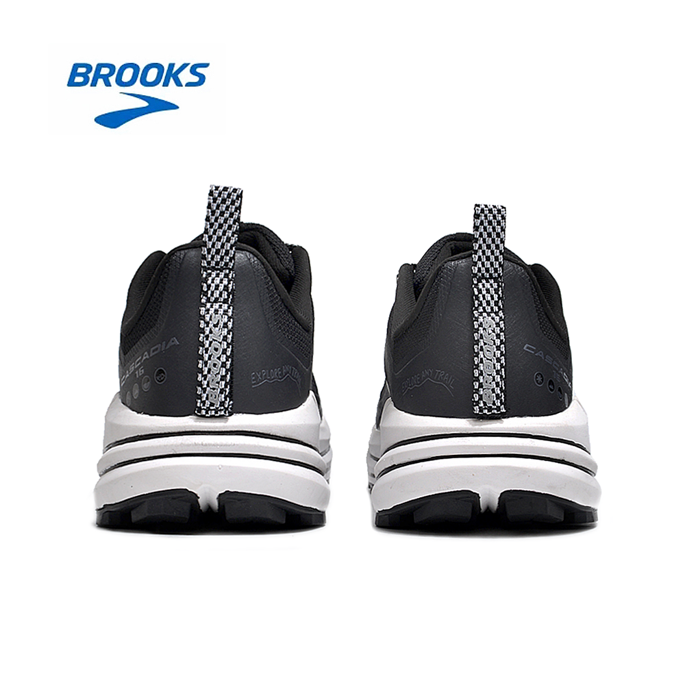 נעלי ברוקס BROOKS BLACK WHITE – תמונה 4