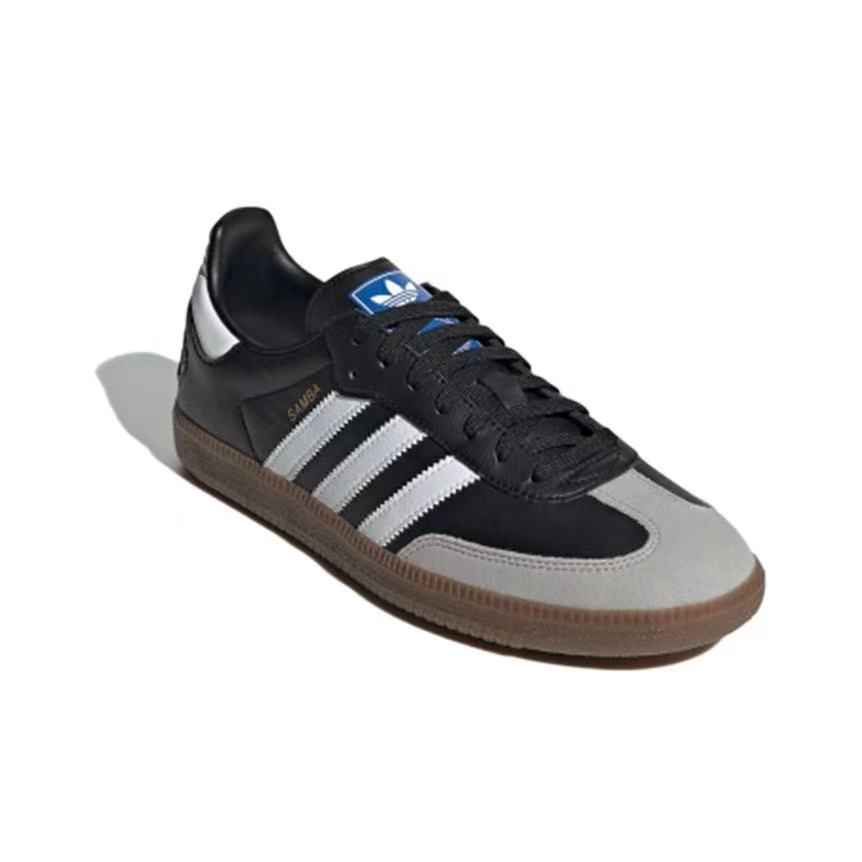 נעלי אדידס סמבה-Samba ADV Sneakers Black White Gray – תמונה 3