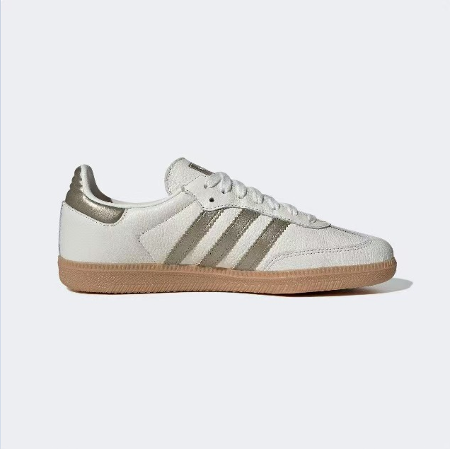 נעלי אדידס סמבה-Samba ADV Sneakers Silver Brown – תמונה 6