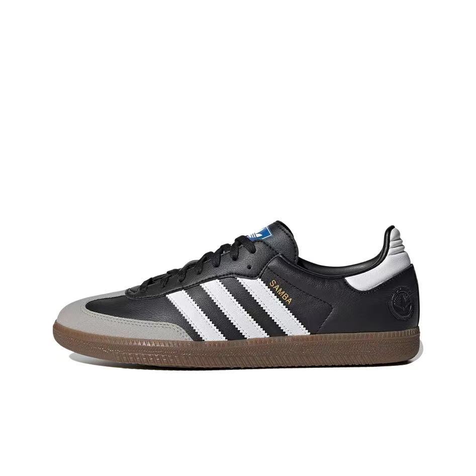 נעלי אדידס סמבה-Samba ADV Sneakers Black White Gray – תמונה 4