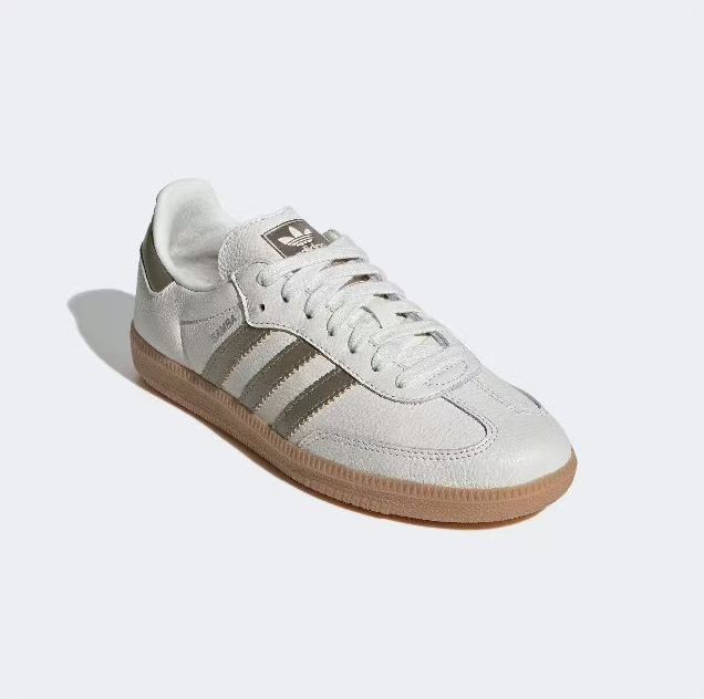 נעלי אדידס סמבה-Samba ADV Sneakers Silver Brown – תמונה 3