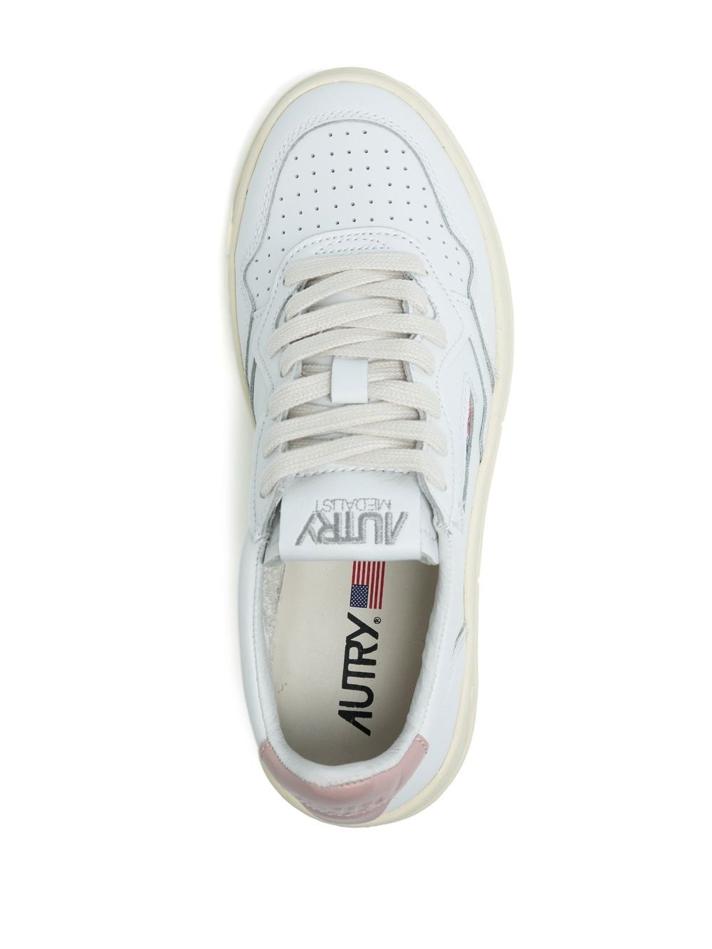 סניקרס - AUTRY Medalist Sneakers White Pink – תמונה 4