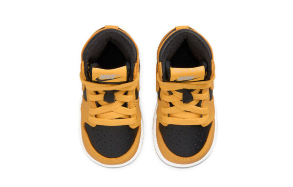 Air Jordan 1 Low Yellow Black ילדים – נייק ג'ורדן – תמונה 4