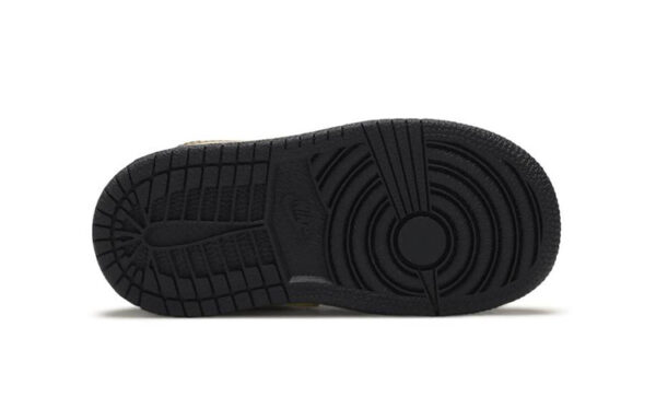 Air Jordan 1 Low Black White Gold ילדים – נייק ג'ורדן – תמונה 3