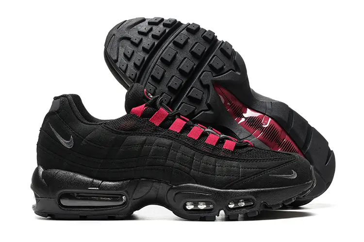 נעלי נייק NIKE AIR MAX 95 BLACK RED TURKIZ