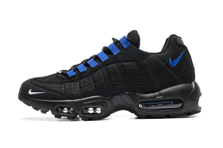 נעלי נייק NIKE AIR MAX 95 BLACK BLUE TURKIZ – תמונה 2