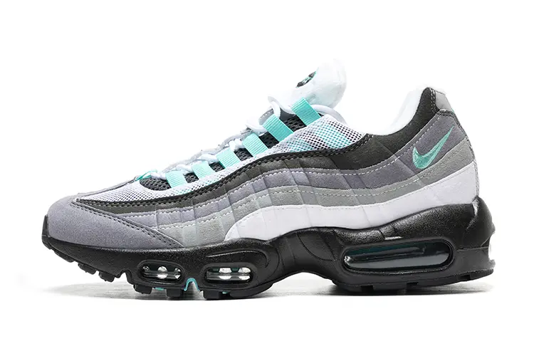 נעלי נייק NIKE AIR MAX 95 GRAY BLACK TURKIZ – תמונה 2