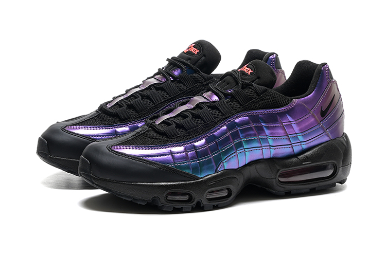 נעלי נייק NIKE AIR MAX 95 BLUE BLACK TURKIZ – תמונה 4