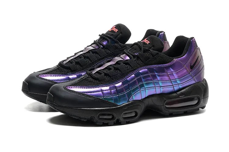 נעלי נייק NIKE AIR MAX 95 BLUE BLACK TURKIZ – תמונה 4