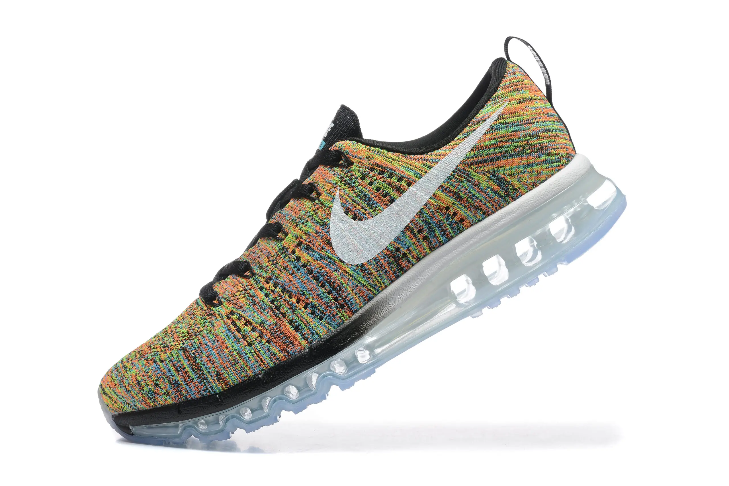 נעלי נייק-Nike air max Flyknit 2014 Multicolor White – תמונה 2