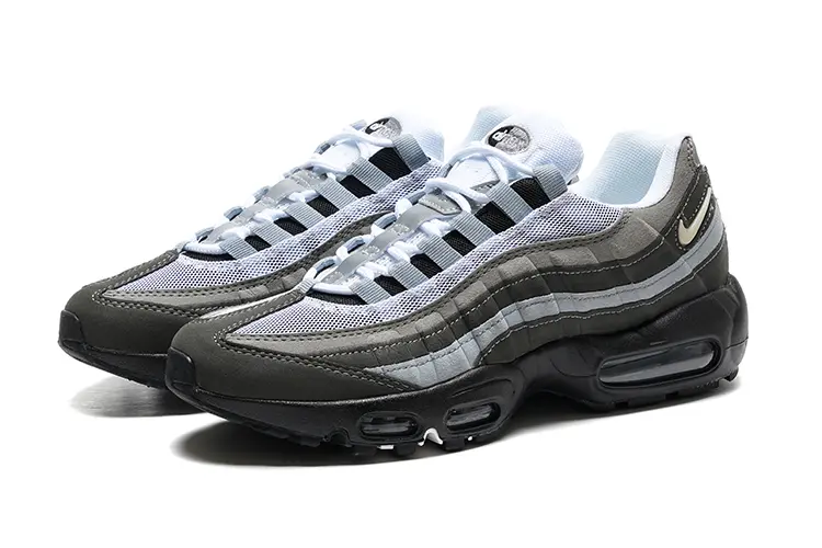 נעלי נייק NIKE AIR MAX 95 GRAY WHITE TURKIZ – תמונה 3