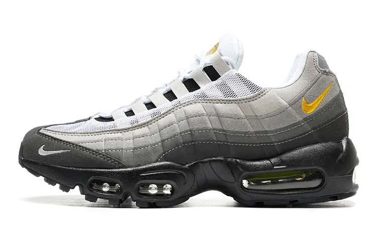 נעלי נייק NIKE AIR MAX 95 LIGHT GRAY BLACK TURKIZ – תמונה 2