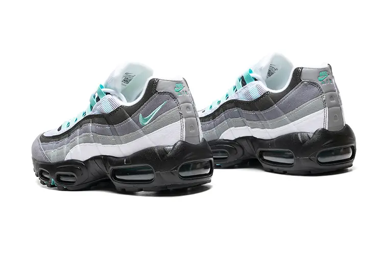 נעלי נייק NIKE AIR MAX 95 GRAY BLACK TURKIZ – תמונה 3