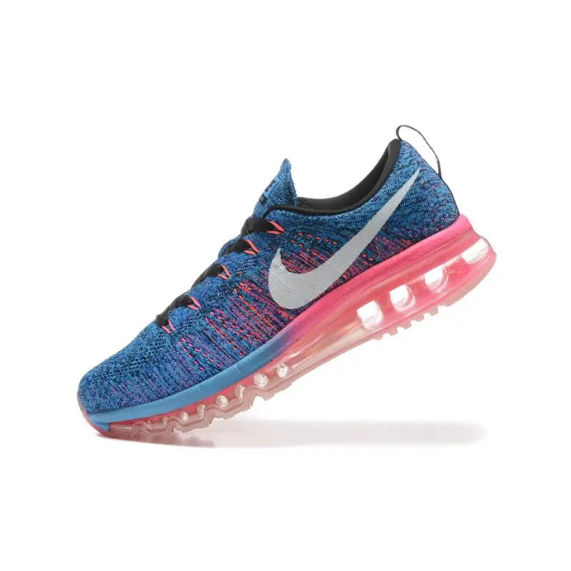 נעלי נייק-Nike air max Flyknit 2014 Blue Red – תמונה 2