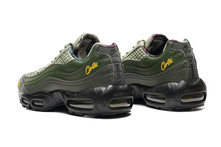 נעלי נייק NIKE AIR MAX 95 GREEN BLACK TURKIZ – תמונה 3