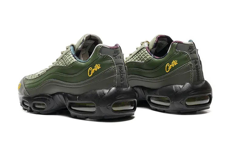 נעלי נייק NIKE AIR MAX 95 GREEN BLACK TURKIZ – תמונה 3