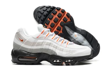 נעלי נייק NIKE AIR MAX 95 WHITE CREAM BLACK TURKIZ