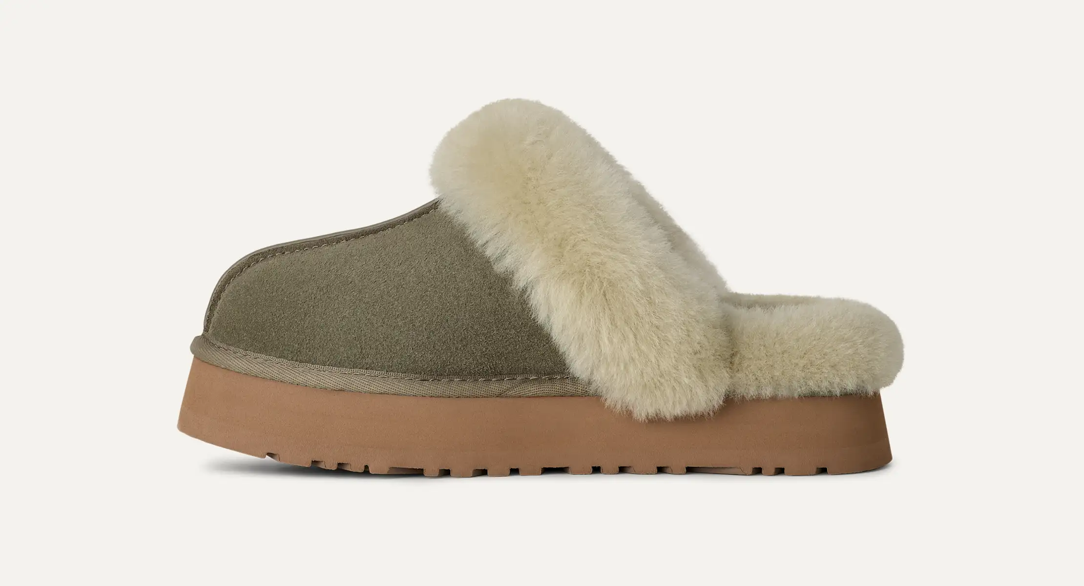 UGG Tazzelle Plush Platform – נעלי האג נשים פרווה פלטפורמה – תמונה 8