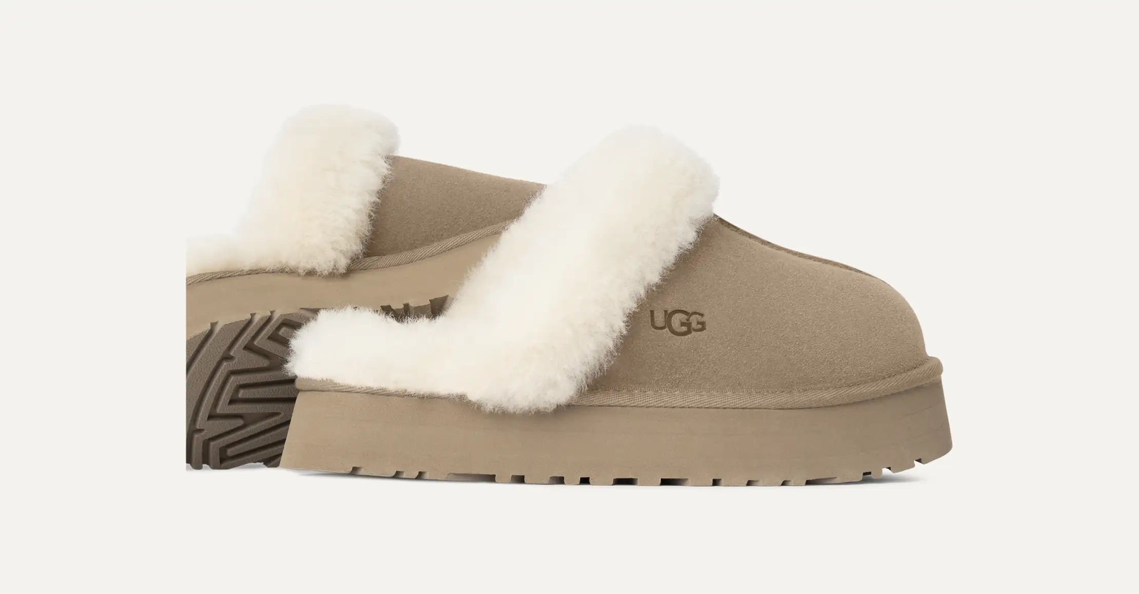 UGG Tazzelle Plush Platform – נעלי האג נשים פרווה פלטפורמה – תמונה 18