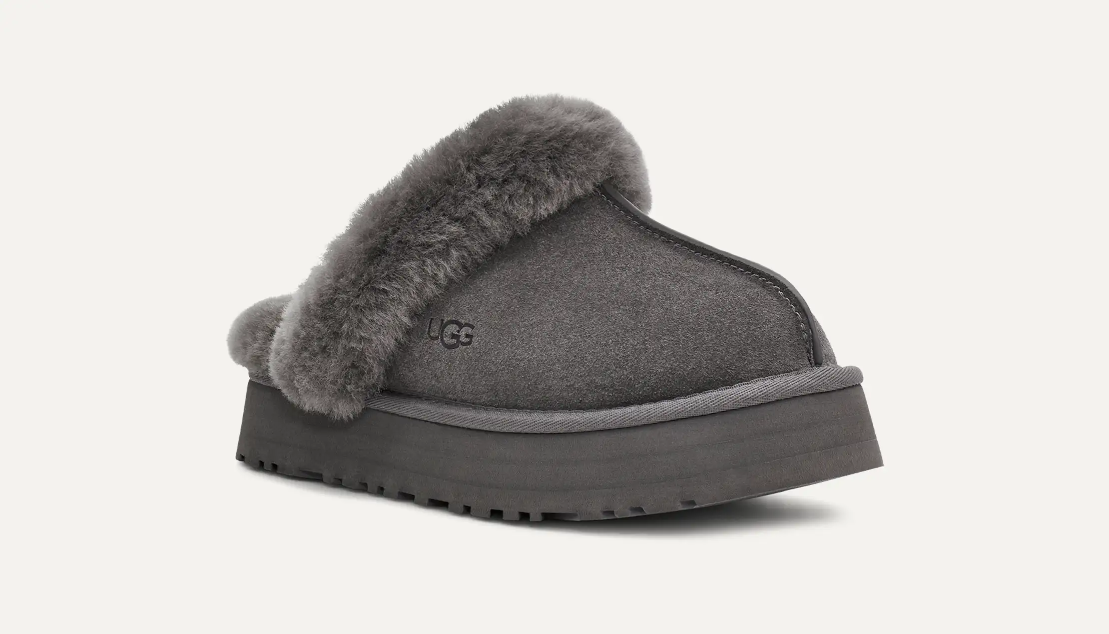 UGG Tazzelle Plush Platform – נעלי האג נשים פרווה פלטפורמה – תמונה 5