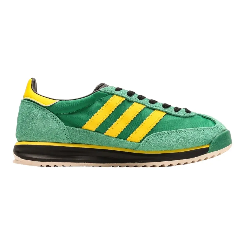 נעלי אדידס-Adidas SL 72 GREEN Yellow soft – תמונה 2