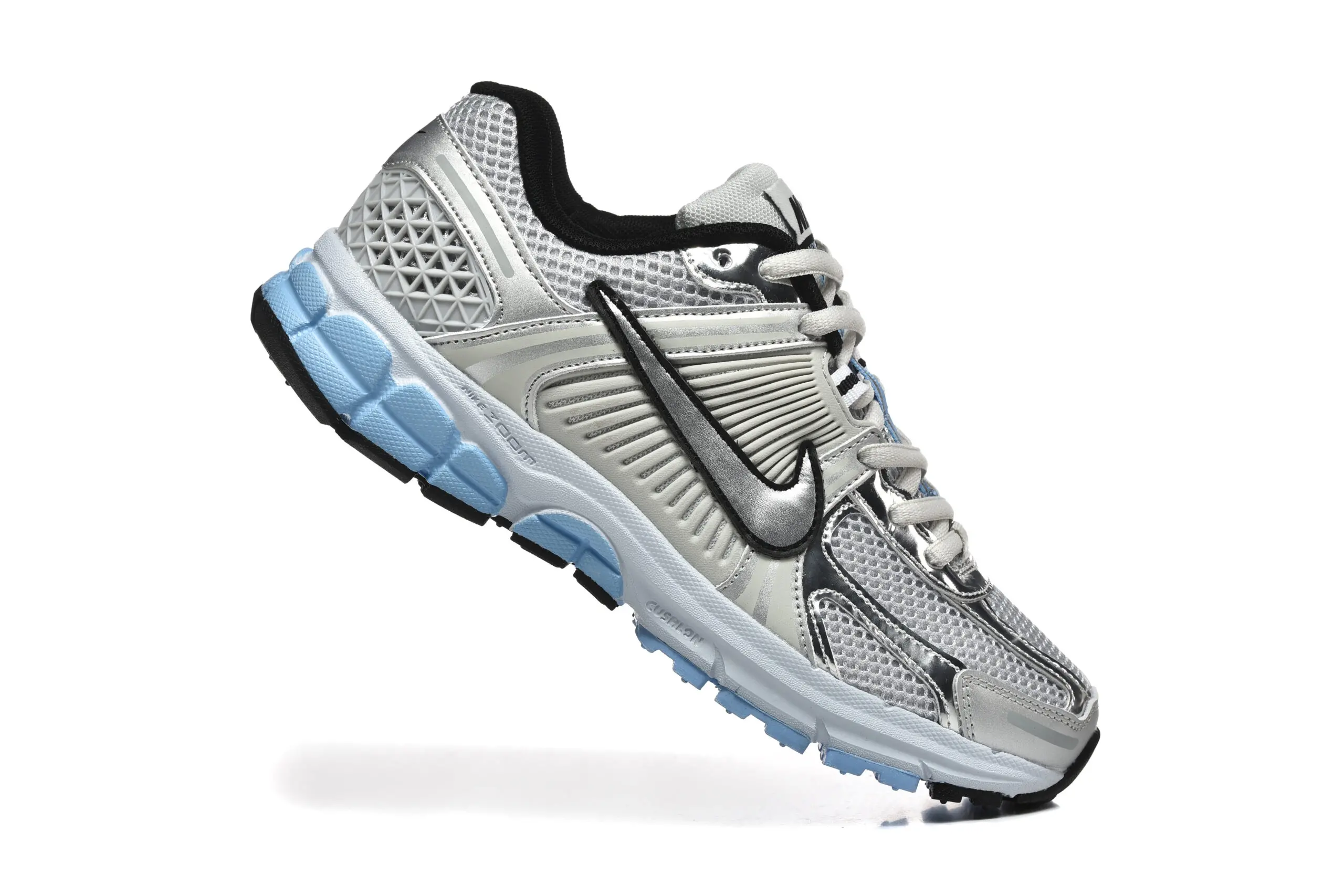 נעלי נייק-Nike Air Zoom Vomero 5 Silver and ice blue – תמונה 2