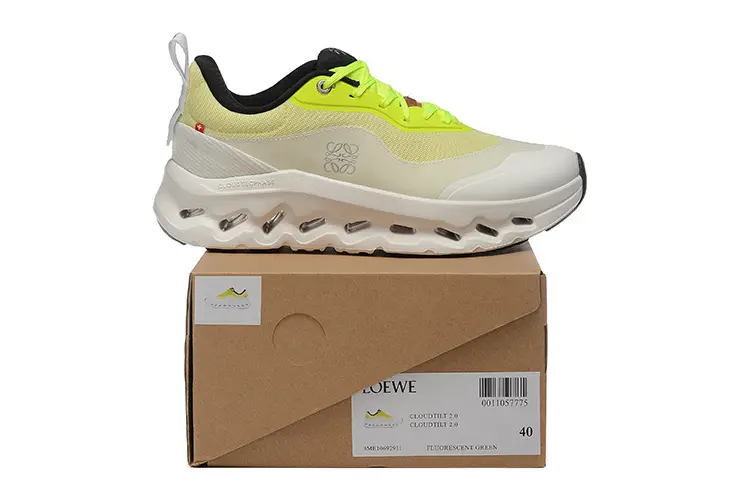 נעלי און קלאוד Cloud ON RUNNING Yellow White – תמונה 4