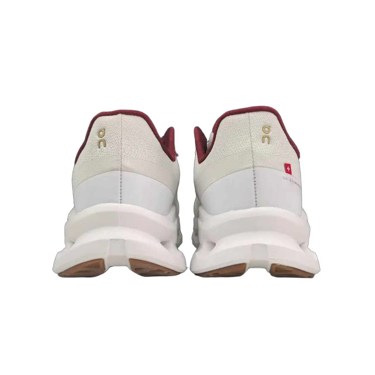 נעלי און קלאוד Cloud ON RUNNING MAROON CREAM – תמונה 2