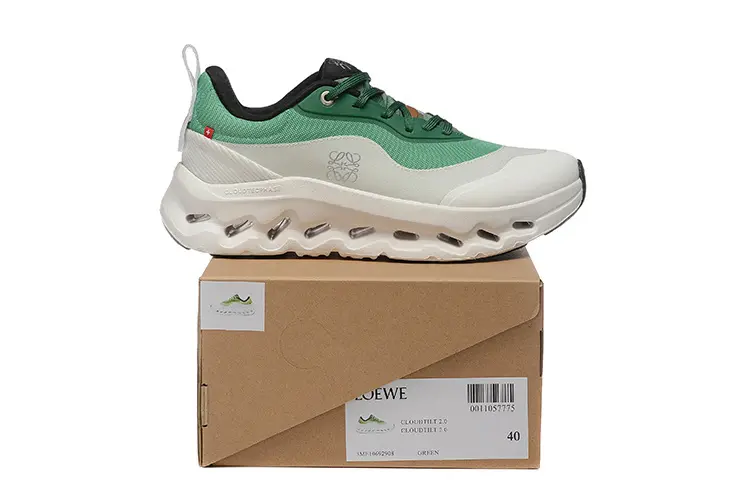 נעלי און קלאוד Cloud ON RUNNING GREEN WHITE – תמונה 4
