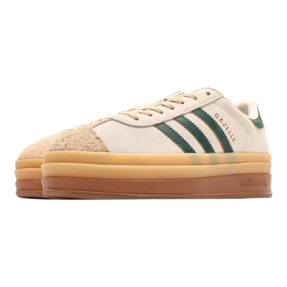 אדידס גאזל- ADIDAS GAZELLE BOLD SHOES Sand Green – תמונה 3