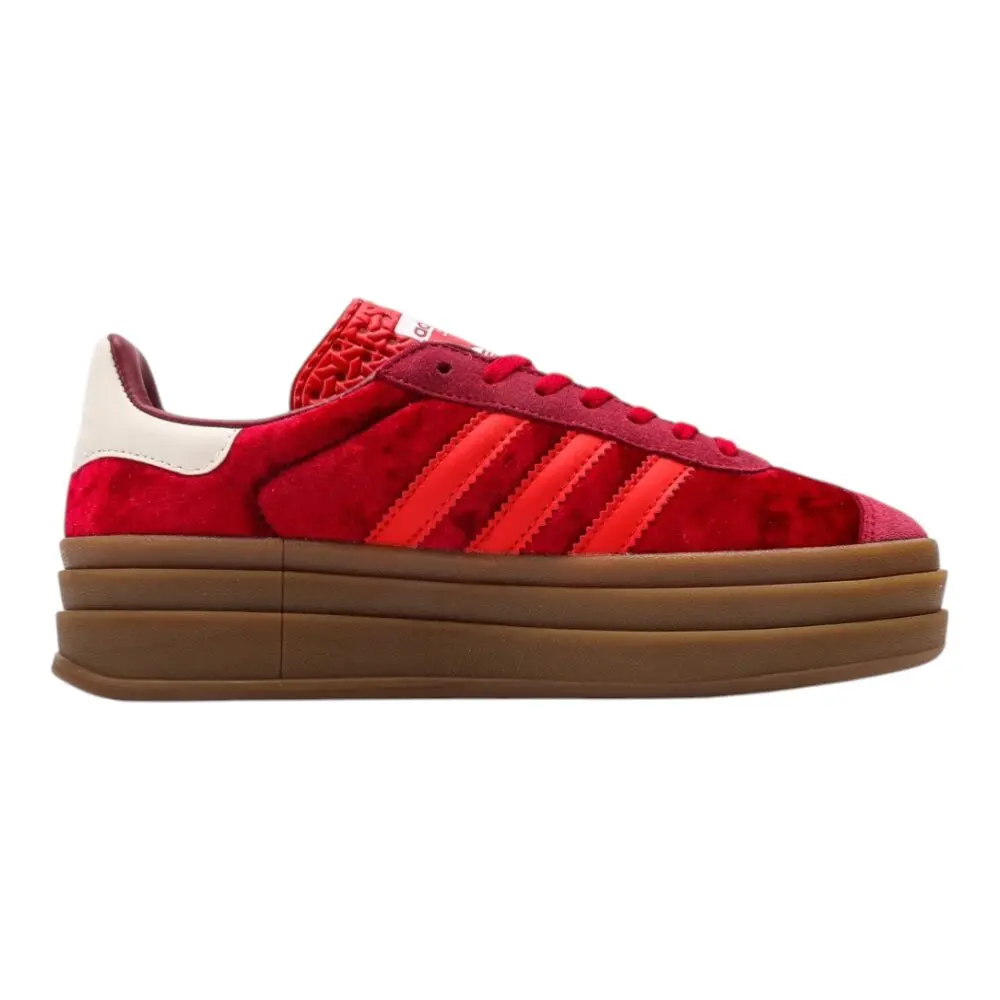 אדידס גאזל- ADIDAS GAZELLE BOLD SHOES Red Pink – תמונה 2