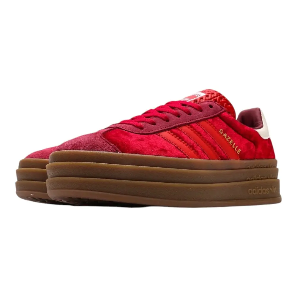 אדידס גאזל- ADIDAS GAZELLE BOLD SHOES Red Pink – תמונה 9