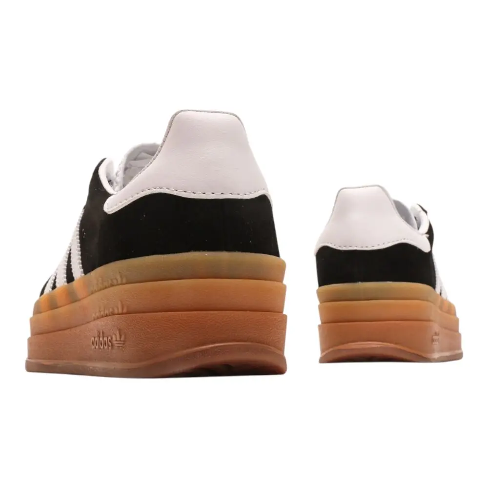 אדידס גאזל- ADIDAS GAZELLE BOLD SHOES Black White – תמונה 7