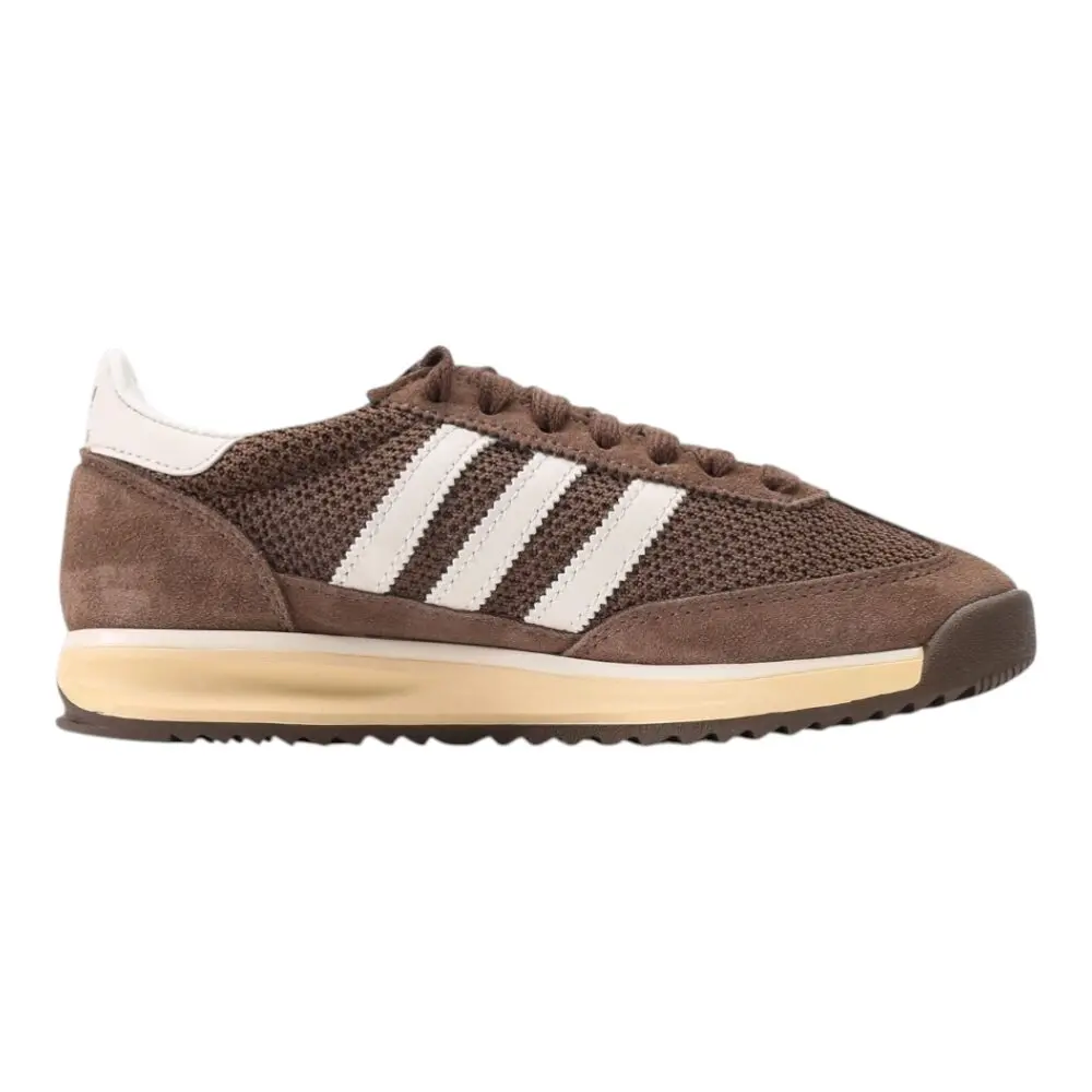נעלי אדידס-Adidas SL 72 Brown White soft – תמונה 2