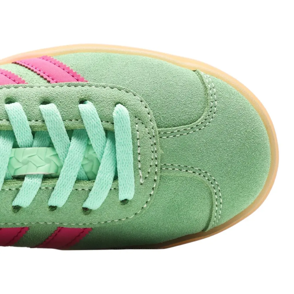 אדידס גאזל- ADIDAS GAZELLE BOLD SHOES Green Pink – תמונה 8