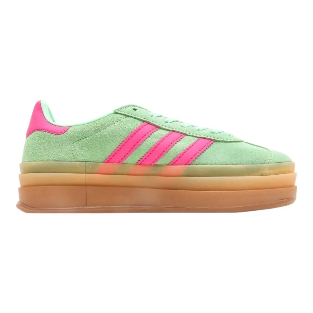 אדידס גאזל- ADIDAS GAZELLE BOLD SHOES Green Pink – תמונה 2