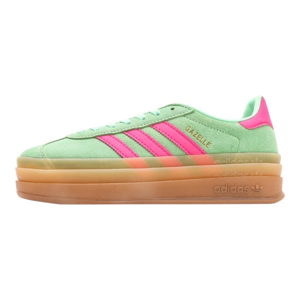 אדידס גאזל- ADIDAS GAZELLE BOLD SHOES Green Pink
