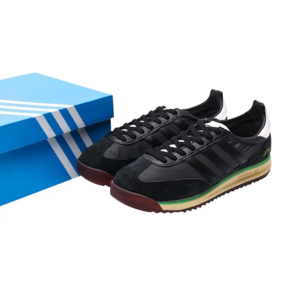 נעלי אדידס-Adidas SL 72 Black White soft – תמונה 7