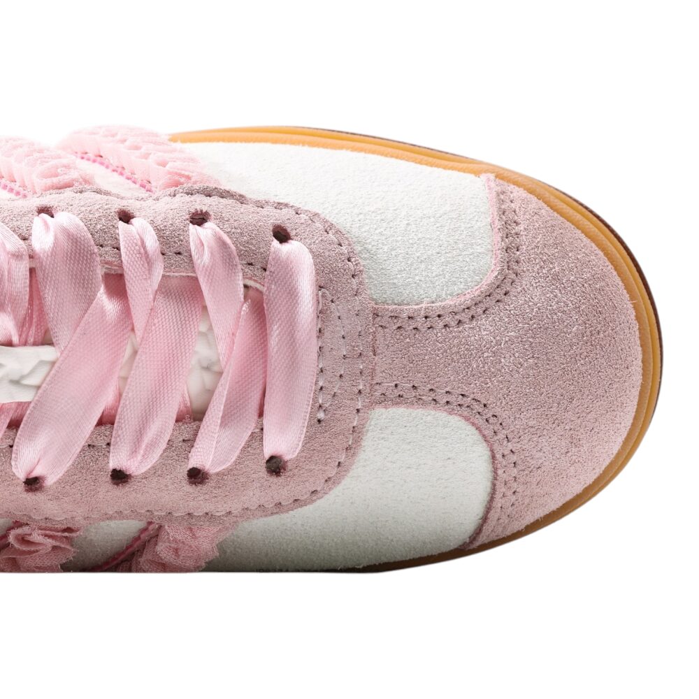 אדידס גאזל- ADIDAS GAZELLE BOLD SHOES White Pink – תמונה 6