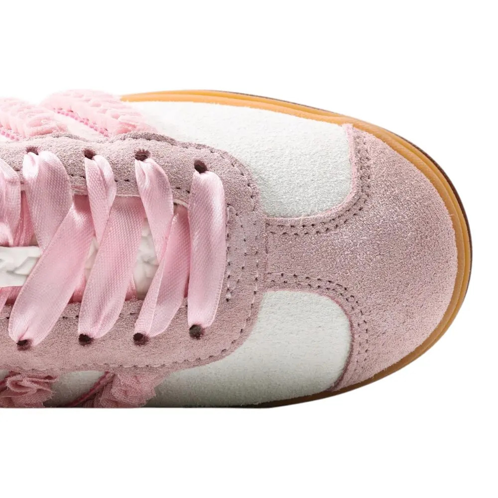 אדידס גאזל- ADIDAS GAZELLE BOLD SHOES White Pink – תמונה 6